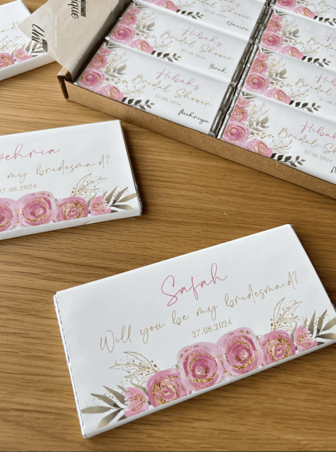 Customised Bridesmaid Bars - Image 9